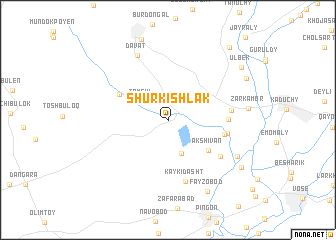 map of Shurkishlak