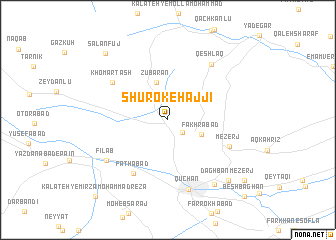 map of Shūrok-e Ḩājjī