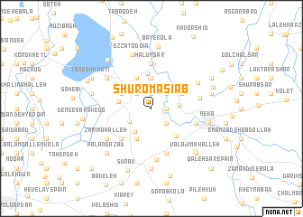 map of Shūrom Āsīāb