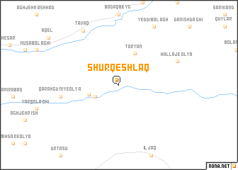 map of Shūr Qeshlāq