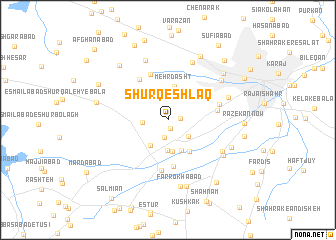 map of Shūr Qeshlāq