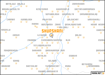 map of Shūrshānī