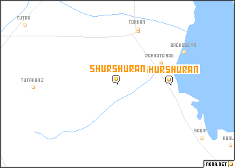 map of Shūr Shūrān