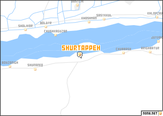 map of Shūr Tappeh