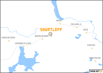 map of Shurtleff