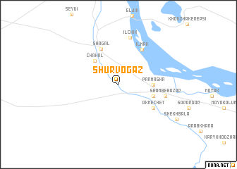 map of Shurvogaz