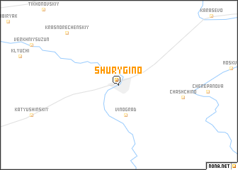 map of Shurygino