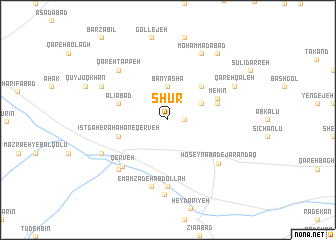 map of Shūr