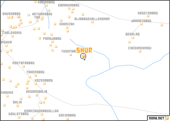 map of Shūr