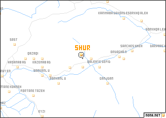 map of Shūr