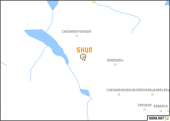 map of Shūr