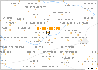 map of Shusherovo