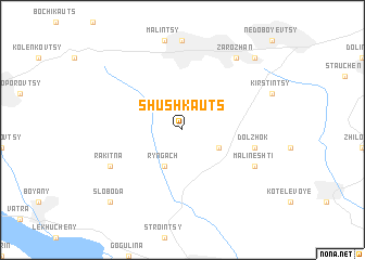 map of Shushkautsʼ