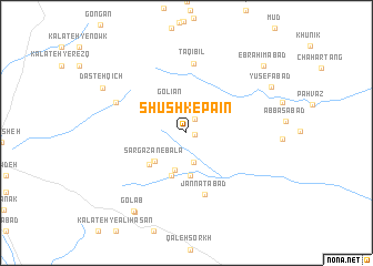 map of Shūshk-e Pā\