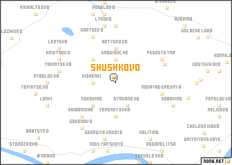 map of Shushkovo