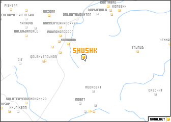 map of Shūshk