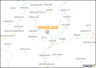 map of Shushlovo