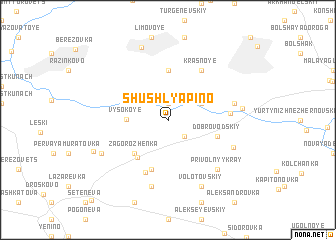 map of Shushlyapino