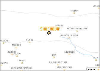 map of Shushova
