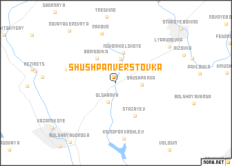 map of Shushpan-Verstovka