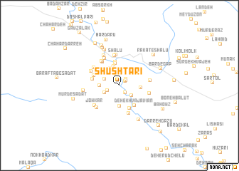 map of Shūshtarī