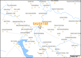 map of Shūshtar