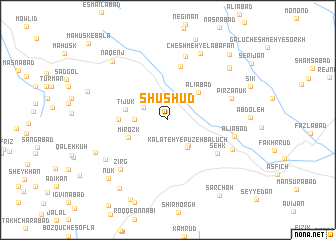 map of Shūshūd