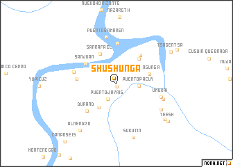 map of Shushunga