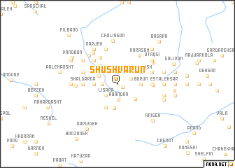 map of Shūsh Varūn