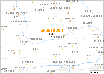 map of Shustovka