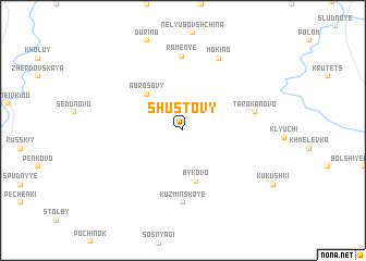 map of Shustovy