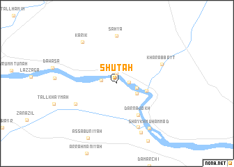 map of Shūtah