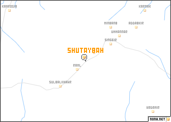 map of Shuţaybah