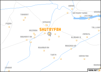 map of Shuţayfah