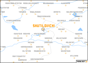 map of Shutilovichi