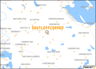 map of Shutleff Corner