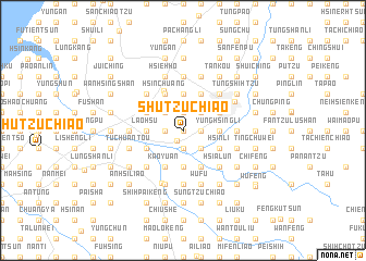 map of Shu-tzu-chiao