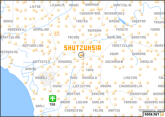 map of Shu-tzu-hsia