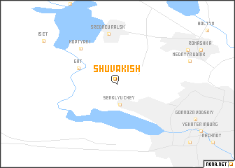 map of Shuvakish