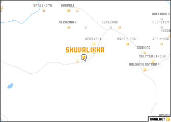 map of Shuvalikha