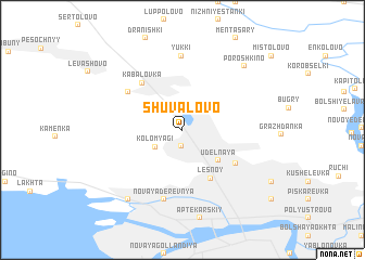 map of Shuvalovo