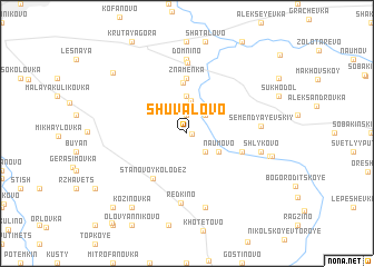 map of Shuvalovo