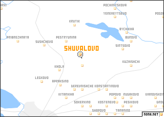 map of Shuvalovo