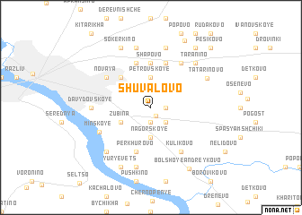 map of Shuvalovo