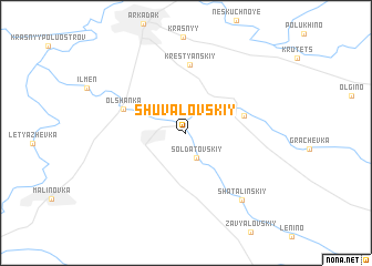 map of Shuvalovskiy