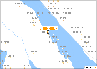 map of Shuwanga