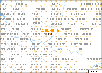 map of Shu-wang