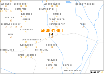 map of Shuwayḩān