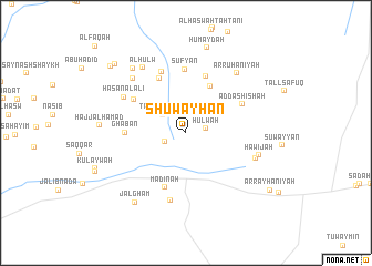 map of Shuwayḩān