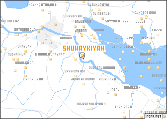 map of Shuwaykīyah